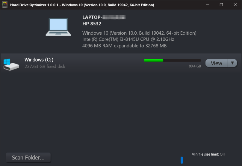 Windows 8 Hard Drive Optimizer full